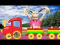 Поезда для детей 🚂 Звуки поездов 🚂 Поезд гудит - Супер Милана 💃 танцует!