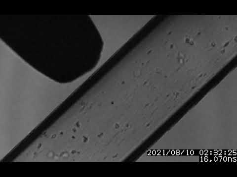 Microbubble cavitation of Sonazoid microbubbles at 3.4 MHz and 3.74 MPa