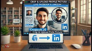 Profile Picture Uploader with Cropping | HTML, CSS, Bootstrap & Cropper JS