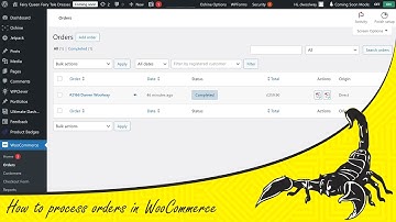 How to process orders using WooCommerce