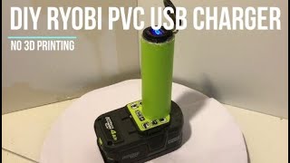 Cheap DIY Ryobi PVC USB Charger