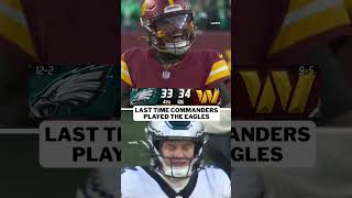 Commanders came back in the final seconds during their last matchup vs. Eagles in Week 16 😱 #shorts