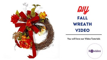 5 Simple Ways To Create DIY Fall Bows And Wreath With Bowdabra