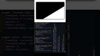 Animated Login and Registration Form in HTML CSS and JavaScript