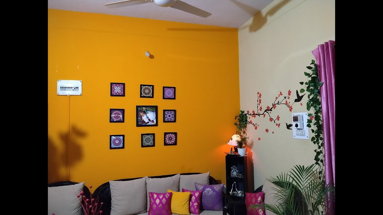 DIY Traditional Wall Decoration Budget Living Area Makeover Ideas