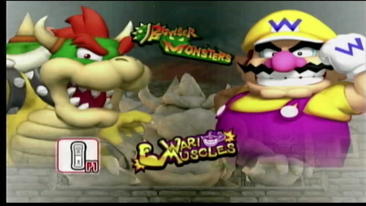 Mario Super Sluggers: Bowser Monsters vs Wario Muscles Gameplay HD