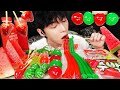 ASMR MUKBANG | 수박 디저트 아이스크림 탕후루 딸기 수박젤리 먹방 & 레시피 DESSERT ICE CREAM WATERMELON TANGHULU