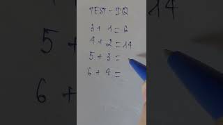 cùng test iq bạn nhé# funny#iqtest#iq #xuhuong#mathematics#youtubeshorts
