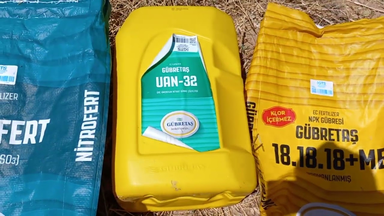 Ceviz bahçemizde kullandığımız gübreler