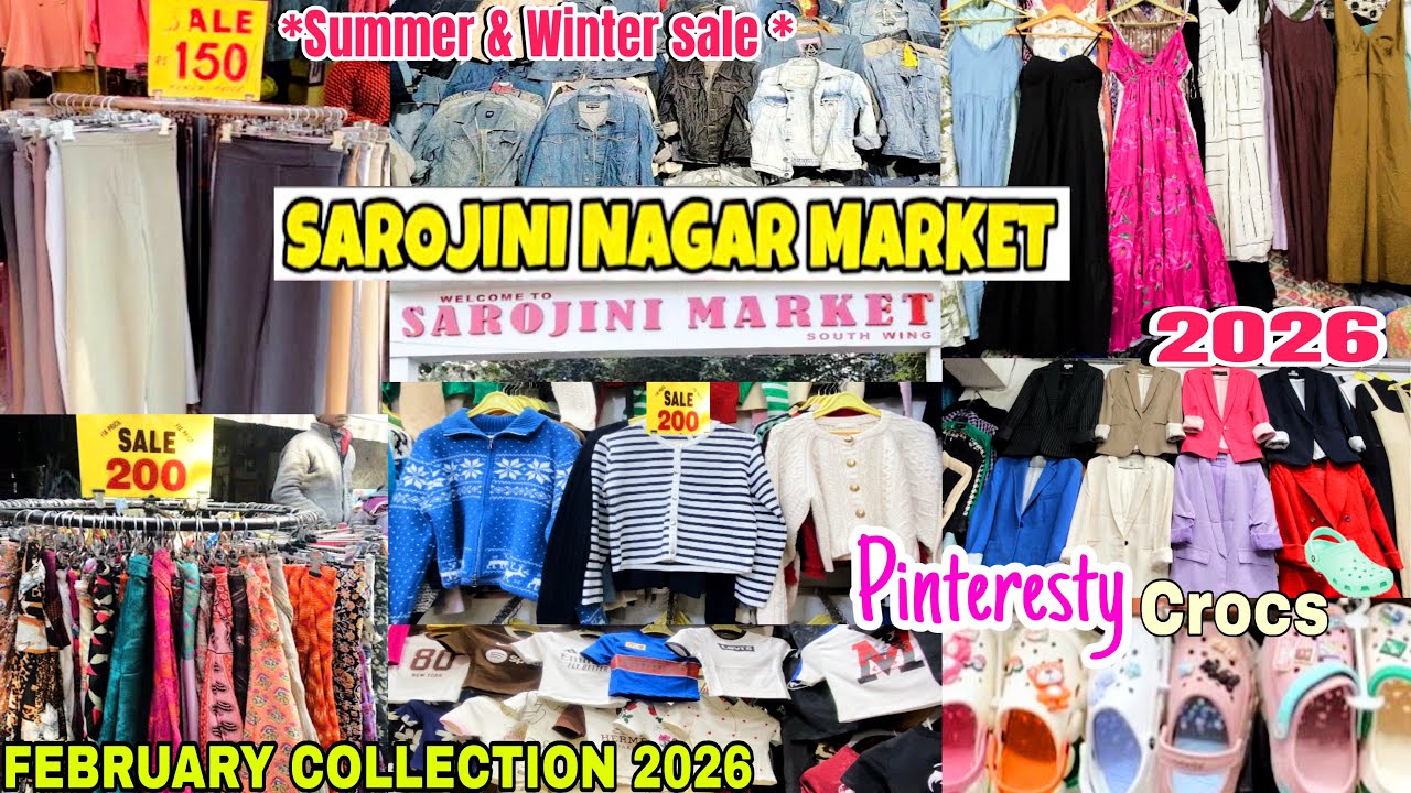 Sarojini Nagar Market Delhi | Latest Summer And Winter Collection With Shop No | Sarojini feb 2026