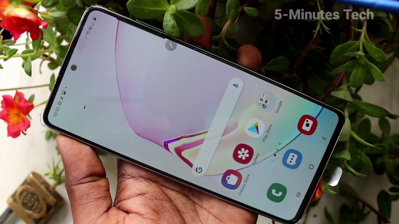 How to set mobile hotspot in Samsung Galaxy Note 10 Lite YouTube