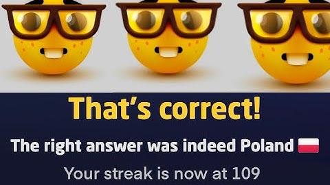 THE VIDEO ENDS WHEN I GET A COUNTRY WRONG