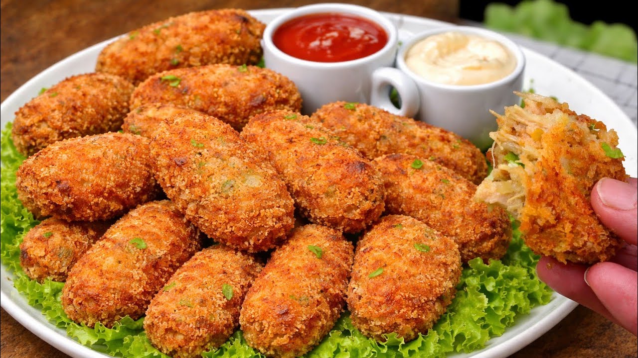 बाहर से कुरकुरा अंदर से रसदार क्रीमी एकदम नया नाश्ता। एक बार खाओगे बार बार बनाओगे।croquets breakfast