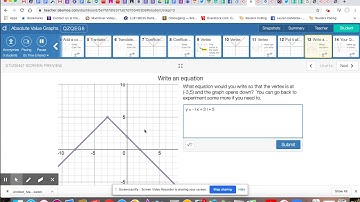 Desmos Graphing Absolute Value Video #4