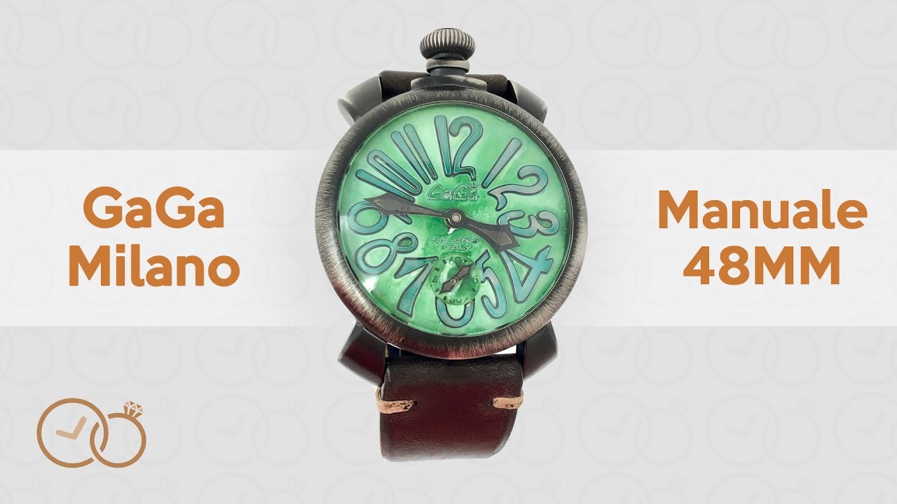 GaGà Milano Mechanical Watch Manuale 48MM Vintage 5012 - YouTube