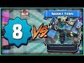 LEVEL 8 DESTROYING HIGH LEVEL NOOBS in SPOOKY TOWN ARENA 12!! WOW!