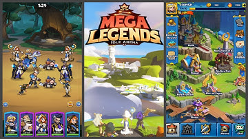 Mega Legends (Gameplay) - Idle RPG - [Android Fragments]🧩 - #4