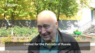 Voters Back Putins United Russia Party, With Some Dissent