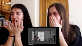 two girls react to Madness Combat 9 : Aggregation