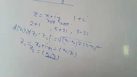 Usual Metric over the Set of all Complex Numbers  1.3.3 (Part_1)