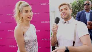When You're Interviewing Hailey Baldwin And She Flicks A BUG OFF YOU!