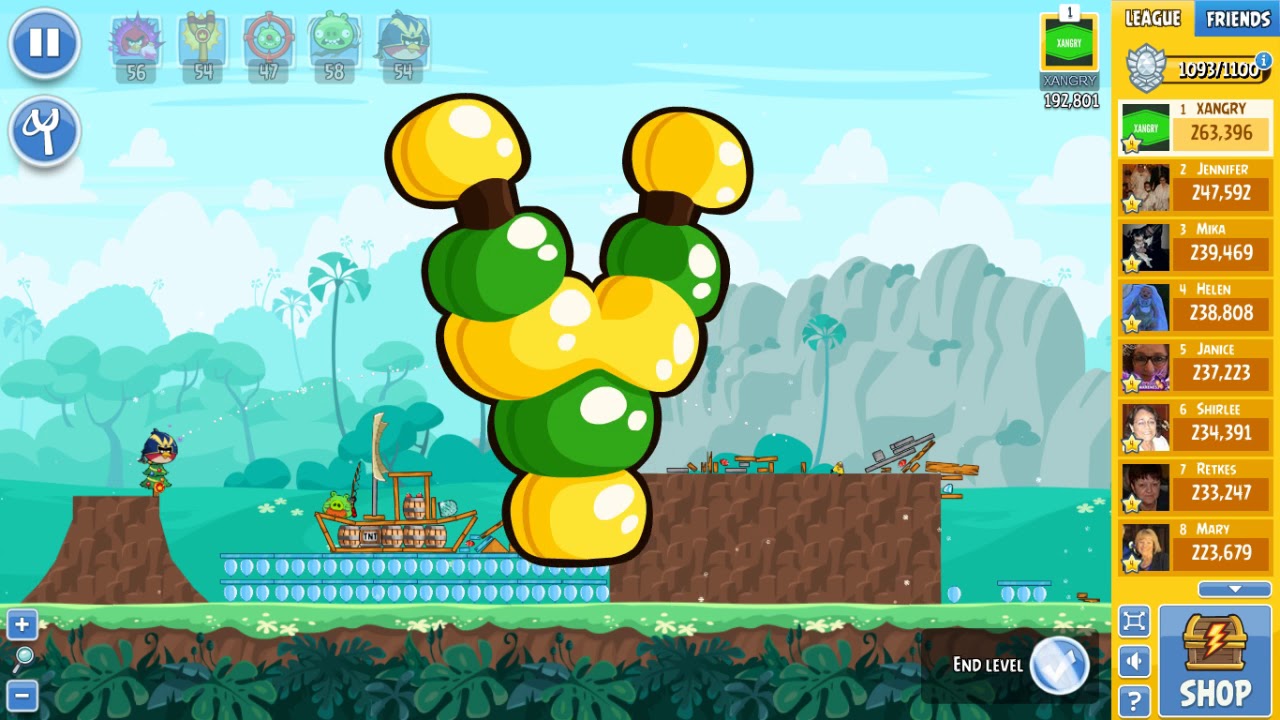 Angry Birds Friends Tournament 314-C Level 1 POWER UP Walkthrough