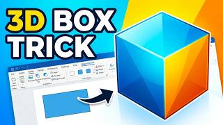 How to insert a 3D cube in Microsoft Word
