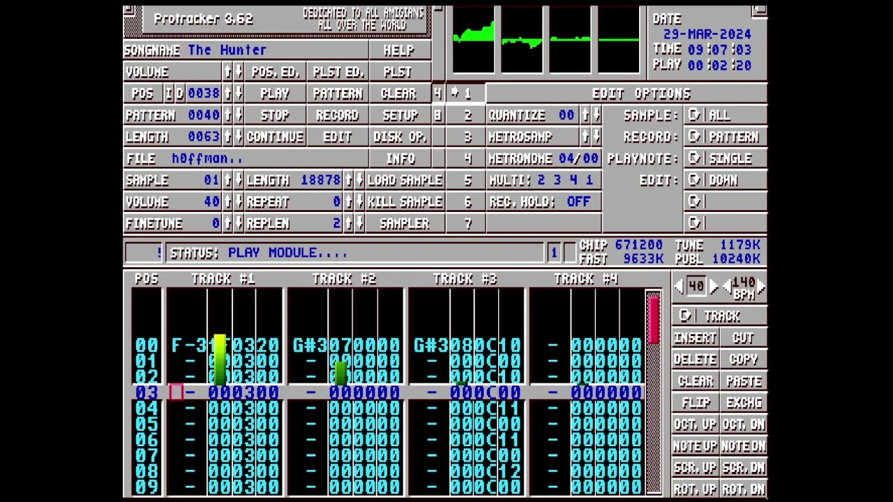 Amiga Music: The Hunter By H0ffman.