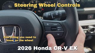 2026 Honda CR-V EX Steering Wheel Controls