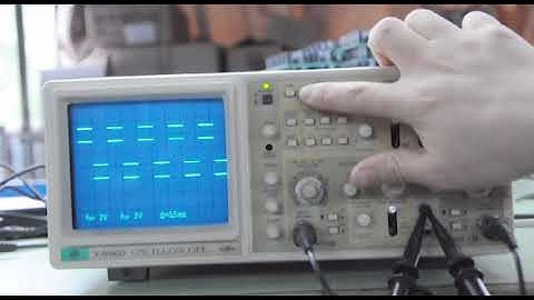 Three-channel six-tracking analog oscilloscope V-5040D