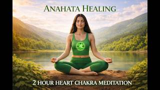 2 Hour Heart Chakra Meditation 💚 | ANAHATA Healing for Emotional Balance