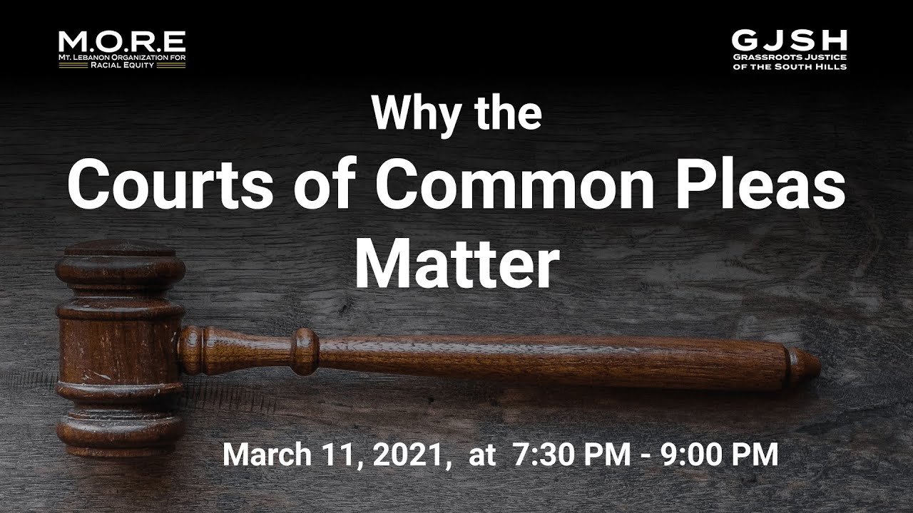 Why the Courts of Common Pleas Matter