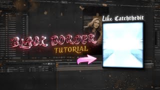How to make Smooth Black Border like @catchthedit  | Black Frames in After Effects | Omgthedit