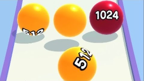 BALL RUN 2048  - All  Levels Gameplay IOS  (Levels 93 -97).