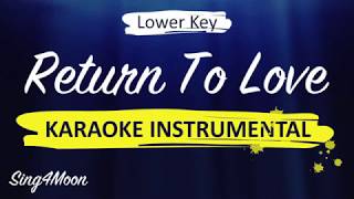 Return To Love – Andrea Bocelli ft. Ellie Goulding (Karaoke Instrumental) Lower Key -3