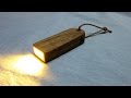 Making a Pocket Wooden Flashlight with USB Charging