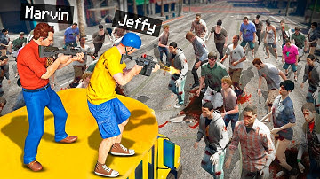 Jeffy ontsnapt aan 986.938.843 ZOMBIES in GTA 5!