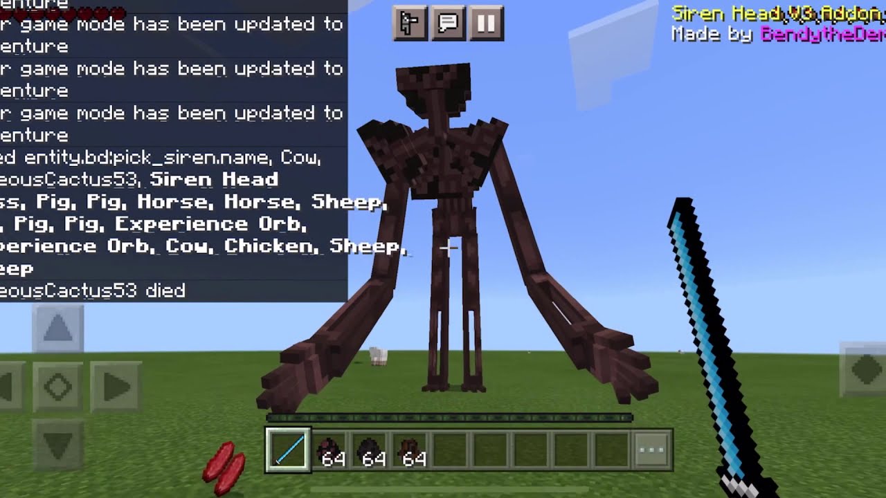 I Built Siren Head! : r/Minecraft