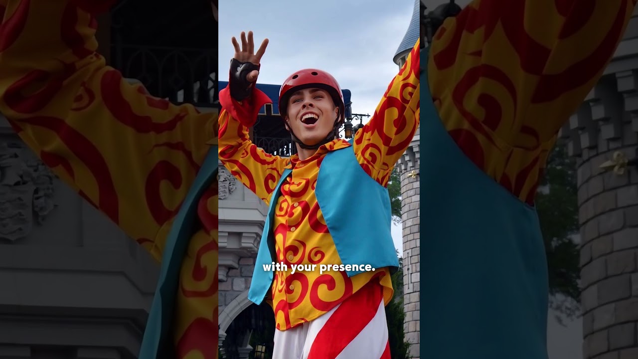 Тренер по ходулям Джеймс с каждым выступлением в 