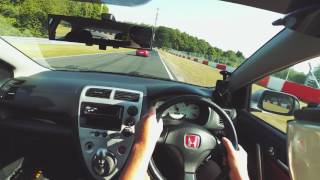 Civic Ep3 Type-R Nordschleife first lap 15.06.2017 24h track layout
