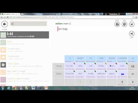 Intro to touch develop - Set a Background - UK Computer Science