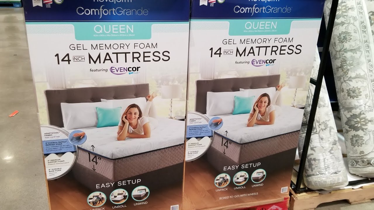 twin memory foam mattress costco
