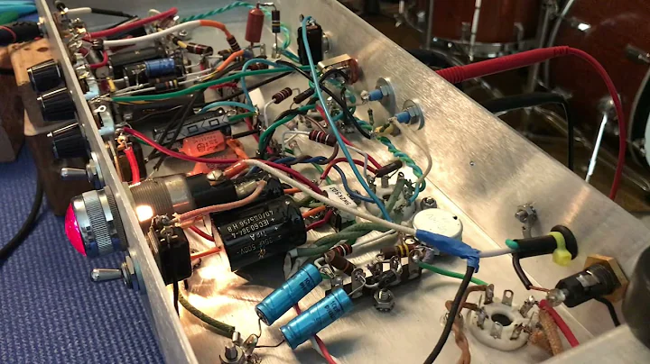 6V6 tube amp with cathode / fixed bias switch