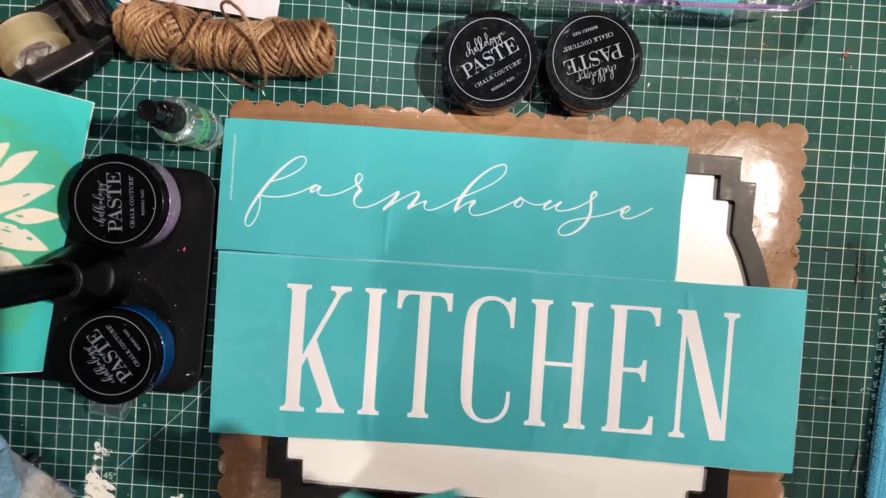 Chalk Couture Odette Board & Farmhouse Kitchen diy farmhousekitchen