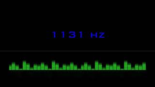 β½β| 1131 hz Pure Tone Frequency| NO Music , For Meditation, Testing. Black Screen