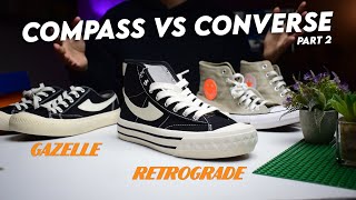 Sepatu Compass Retrograde Hi Black - Compass Vs Converse Part 2