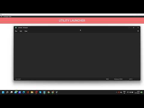 Utility Launcher using electron JS