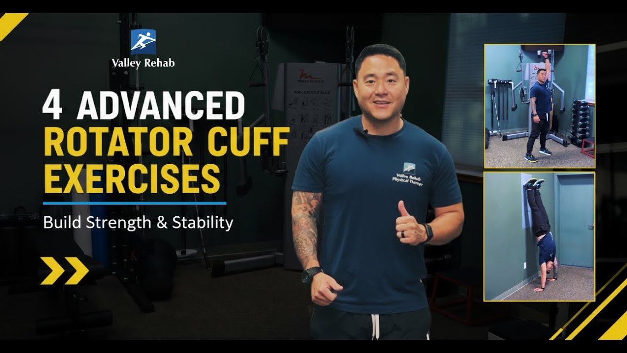 4 Advanced Rotator Cuff Strength & Stability Exercises - YouTube