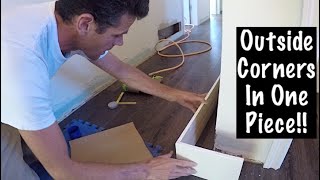 Installing Baseboard with Cyanoacrylate Glue