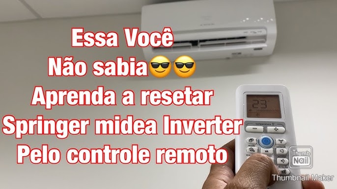 Aprenda Todas as Funções Controle Remoto Ar Condicionado Springer 